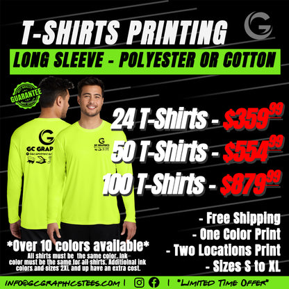 Long Sleeve T-Shirt Printing